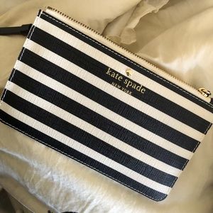 Kate Spade Striped Wristlet